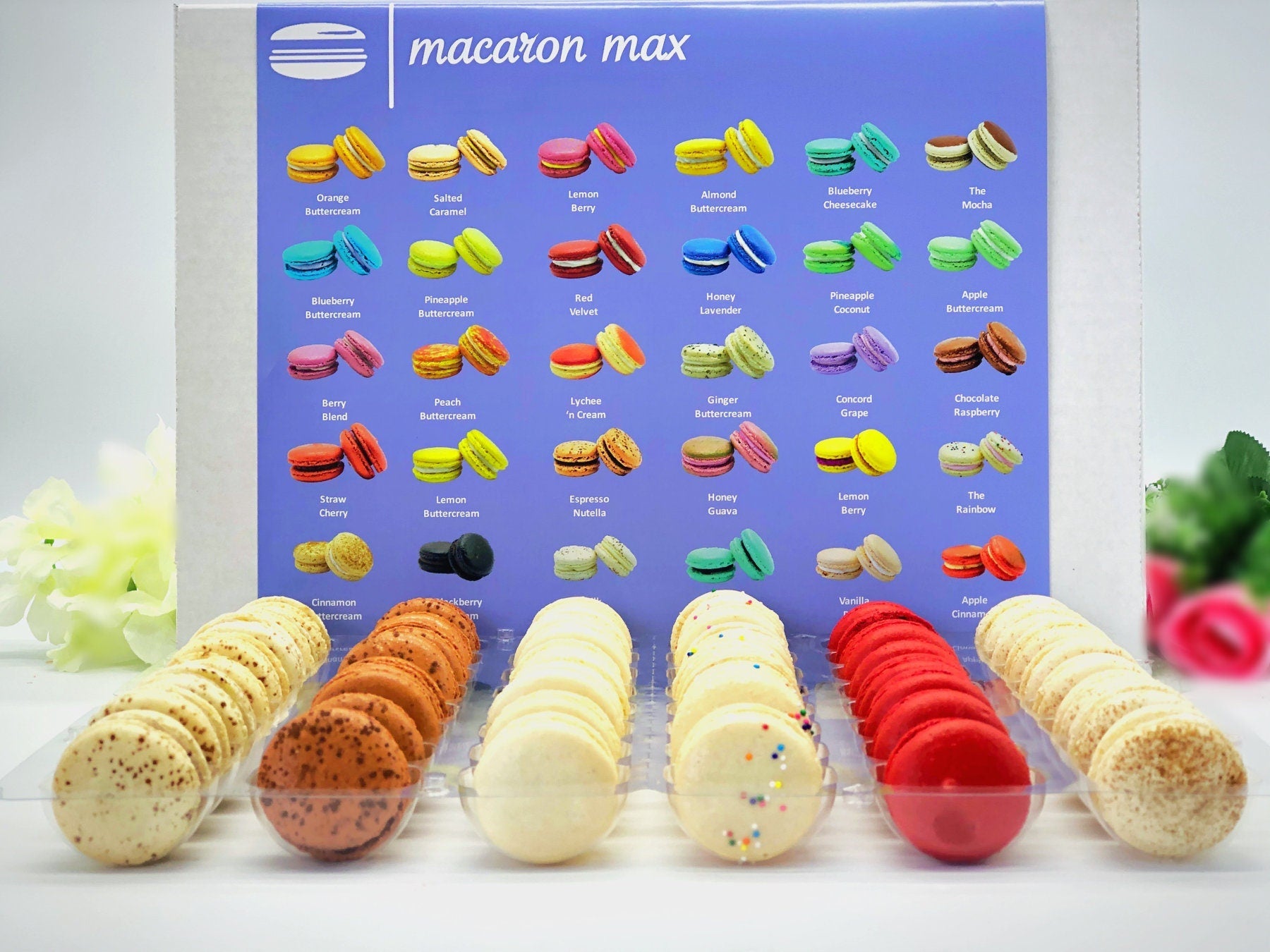 French Macarons | The Birthday Set | Available in selling 48 and 96 Pack