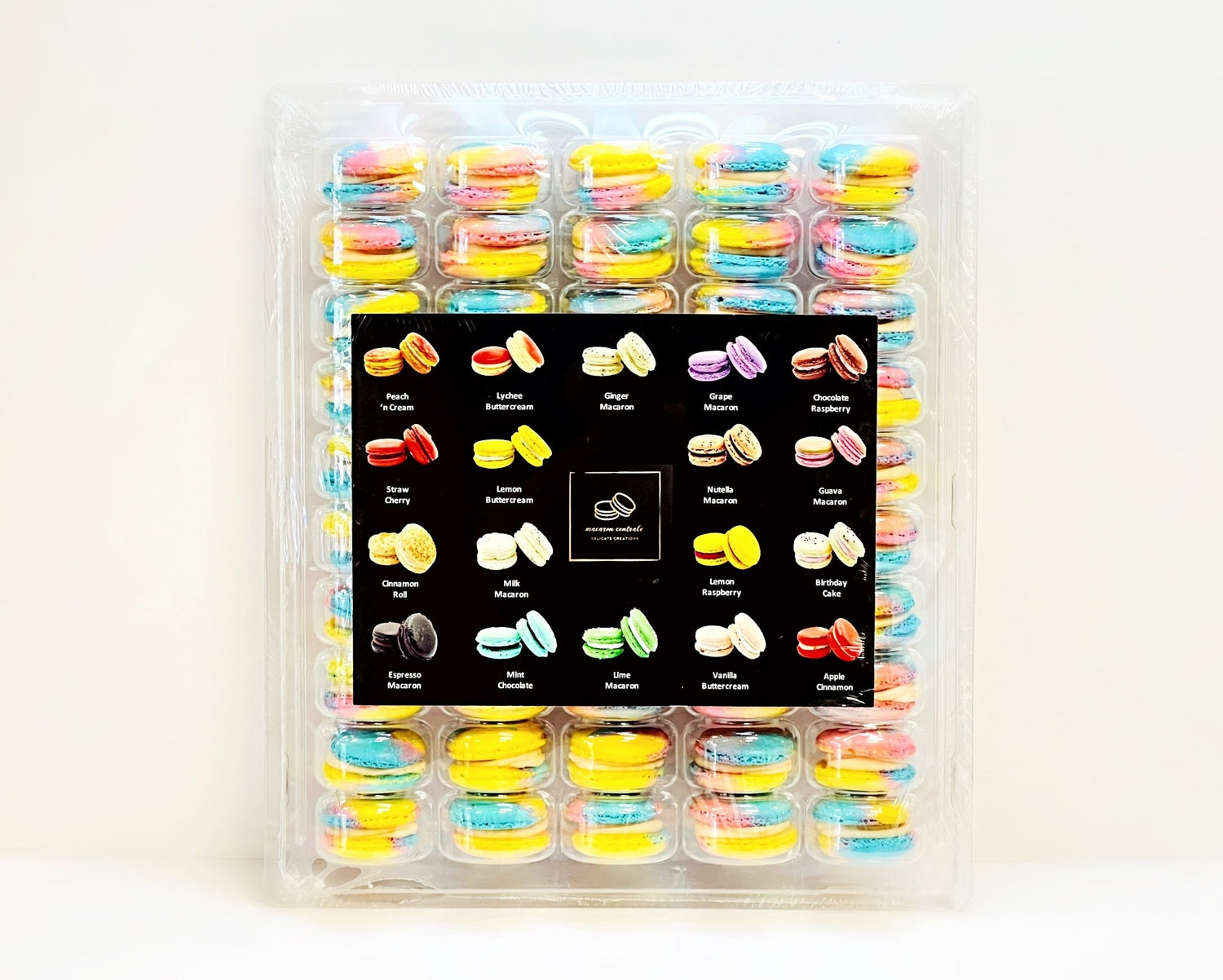 50 Pack Bulk French Macaron - Macaron Centrale