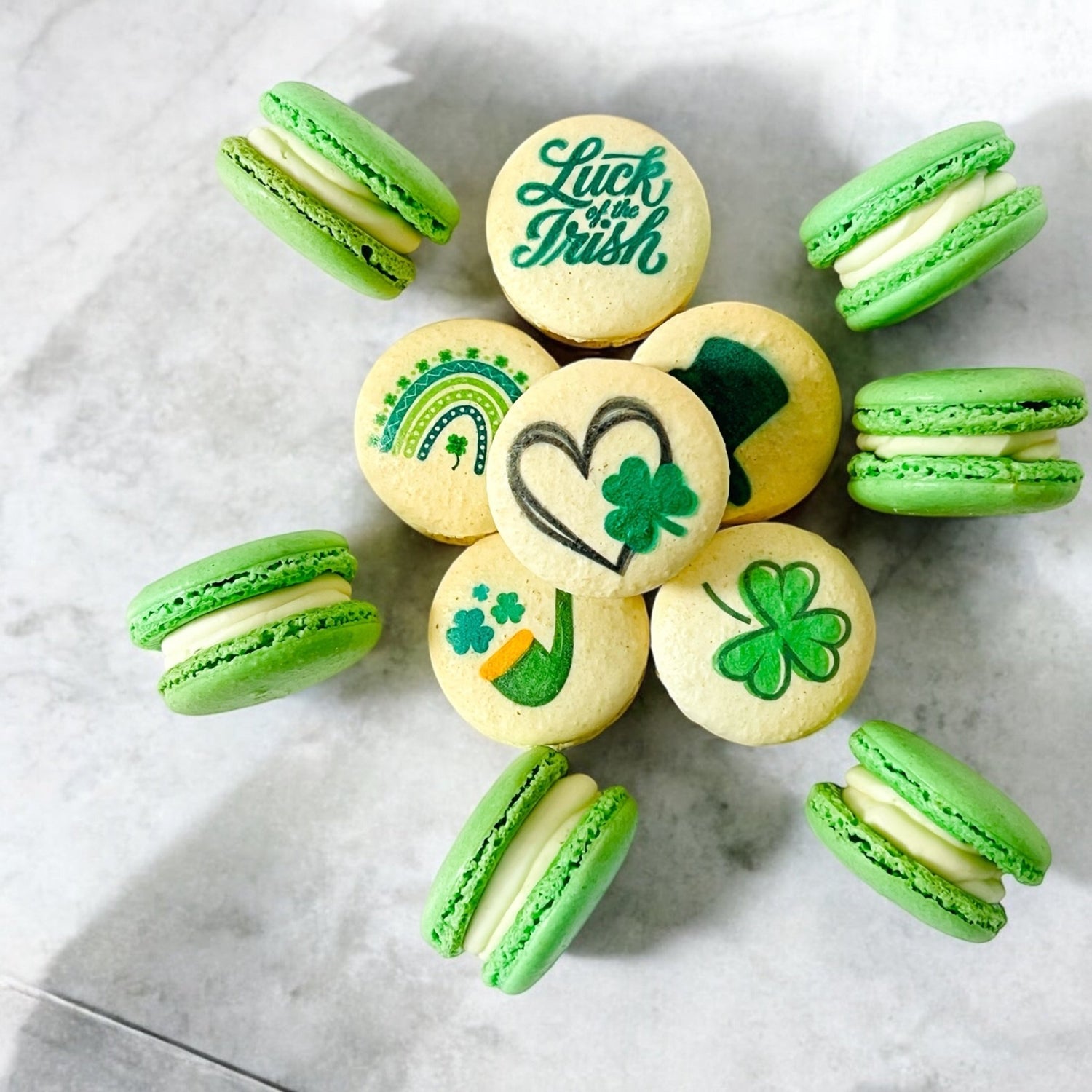 St. Patrick's Day - Macaron Centrale