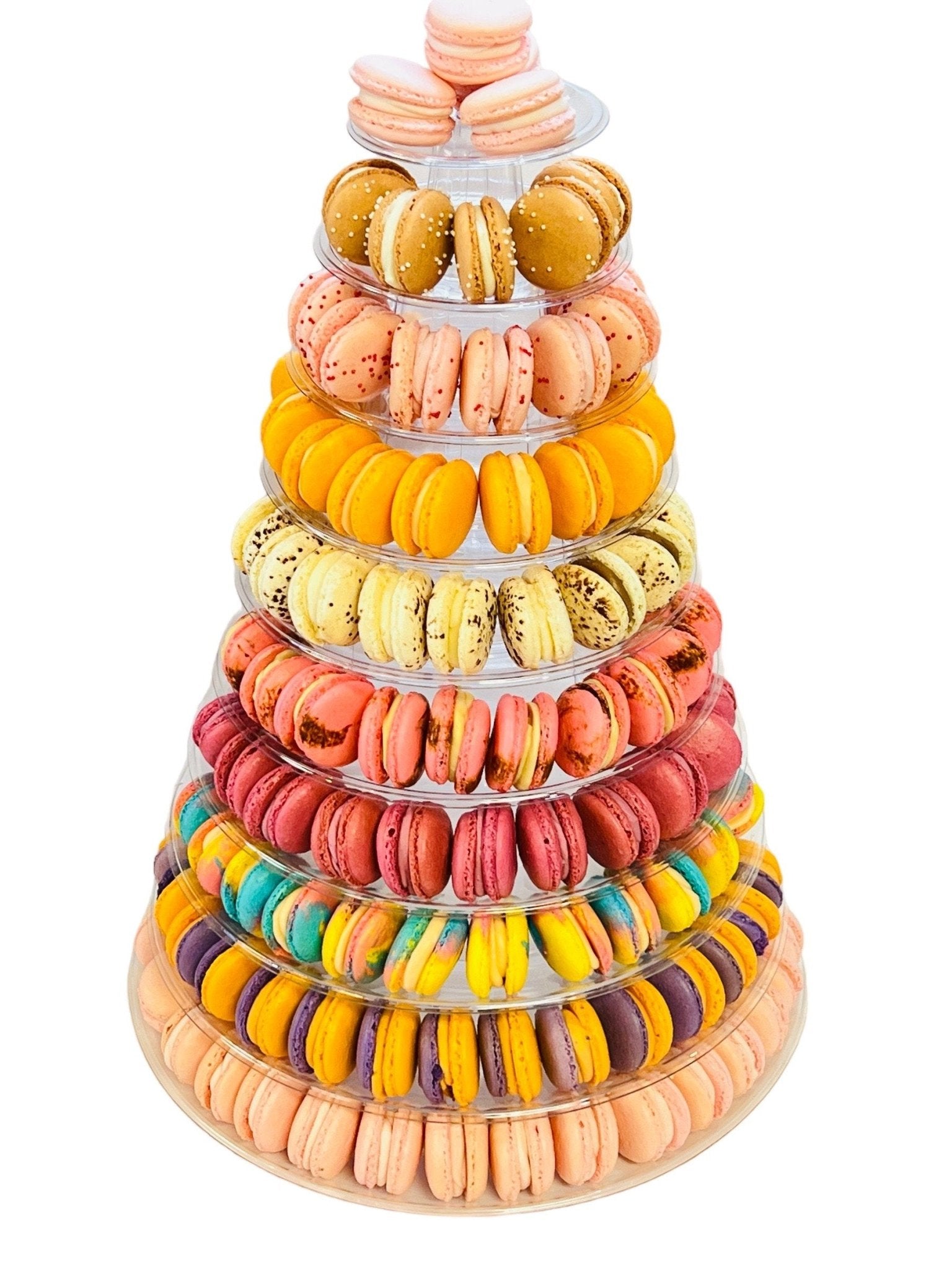 10 Tier Macaron Tower with Protective Case | Adjustable and Reusable - Macaron Centrale