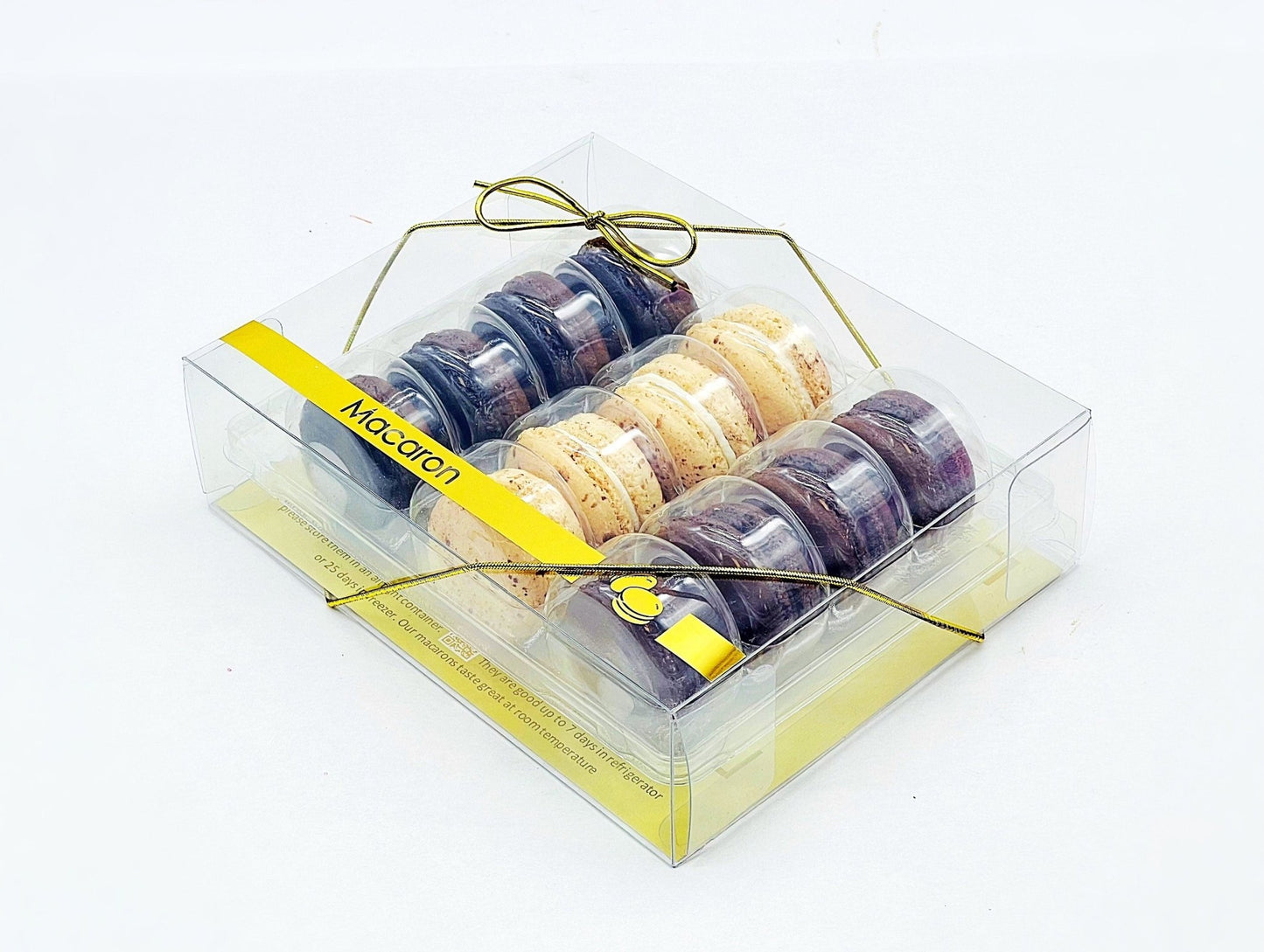 12 Pack Chocolate Gift Box Set Macarons. - Macaron Centrale