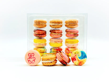 12 Pack Memory Lane Gift Box Set Macarons. - Macaron Centrale