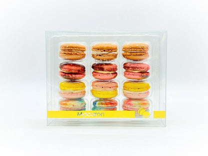 12 Pack Memory Lane Gift Box Set Macarons. - Macaron Centrale