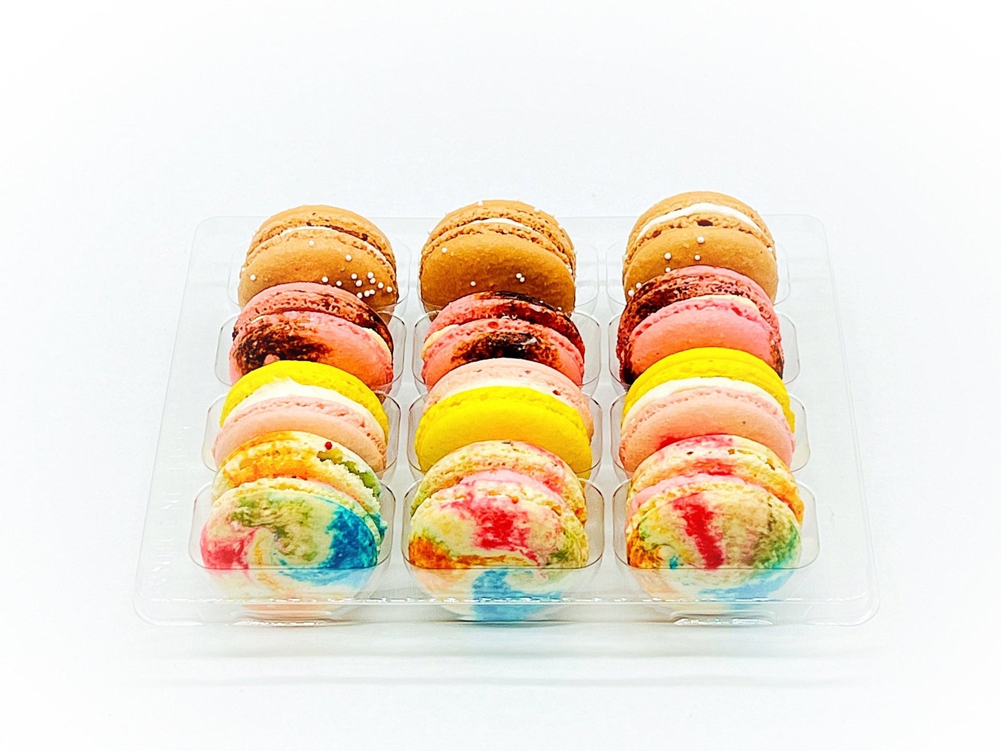 12 Pack Memory Lane Gift Box Set Macarons. - Macaron Centrale