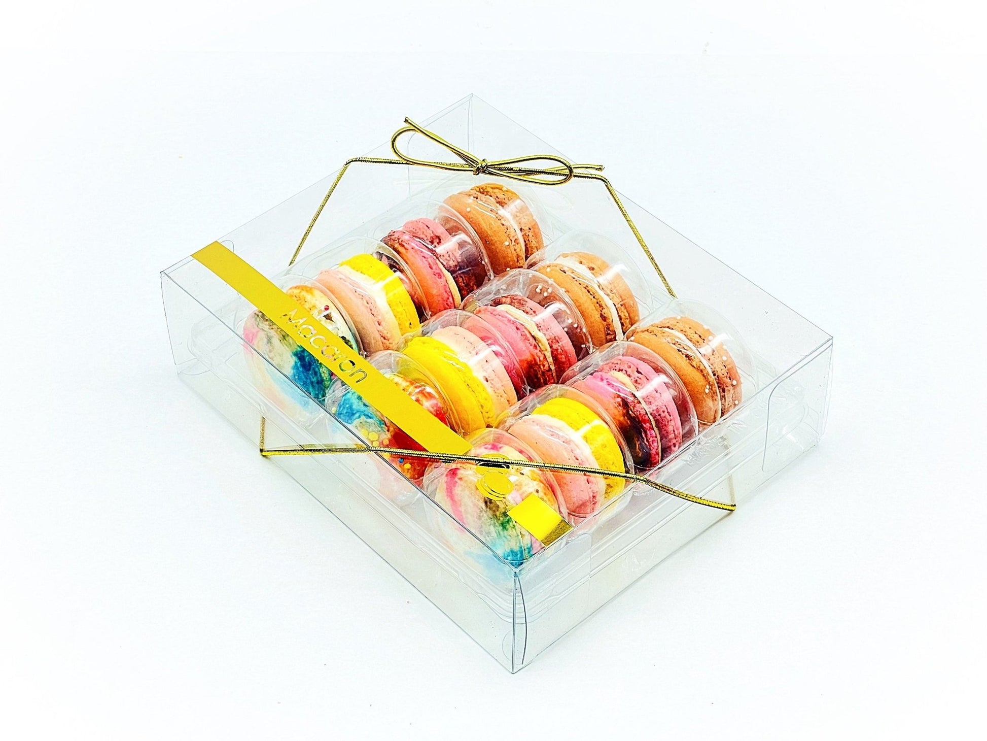 12 Pack Memory Lane Gift Box Set Macarons. - Macaron Centrale