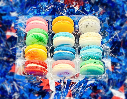 12 Pack | Surprise Me! French Macaron - Cold Pack Included - Macaron CentraleSale, value Pack