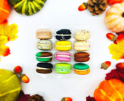 12 Pack | Surprise Me! French Macaron - Cold Pack Included - Macaron CentraleSale, value Pack