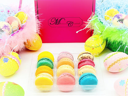 12 Pack | Surprise Me! French Macaron - Cold Pack Included - Macaron CentraleSale, value Pack