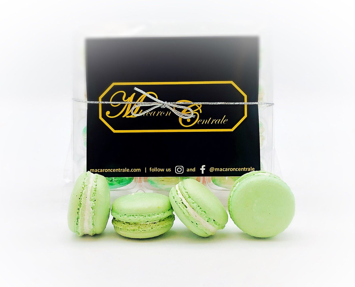 12 Value Pack | Green Pallet Macaron Option | Great addition to your cake or celebratory events. - Macaron CentraleApple