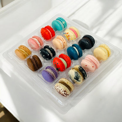 16 Pack | Surprise Me! Mini French Macarons - Cold Pack Included - Macaron Centrale