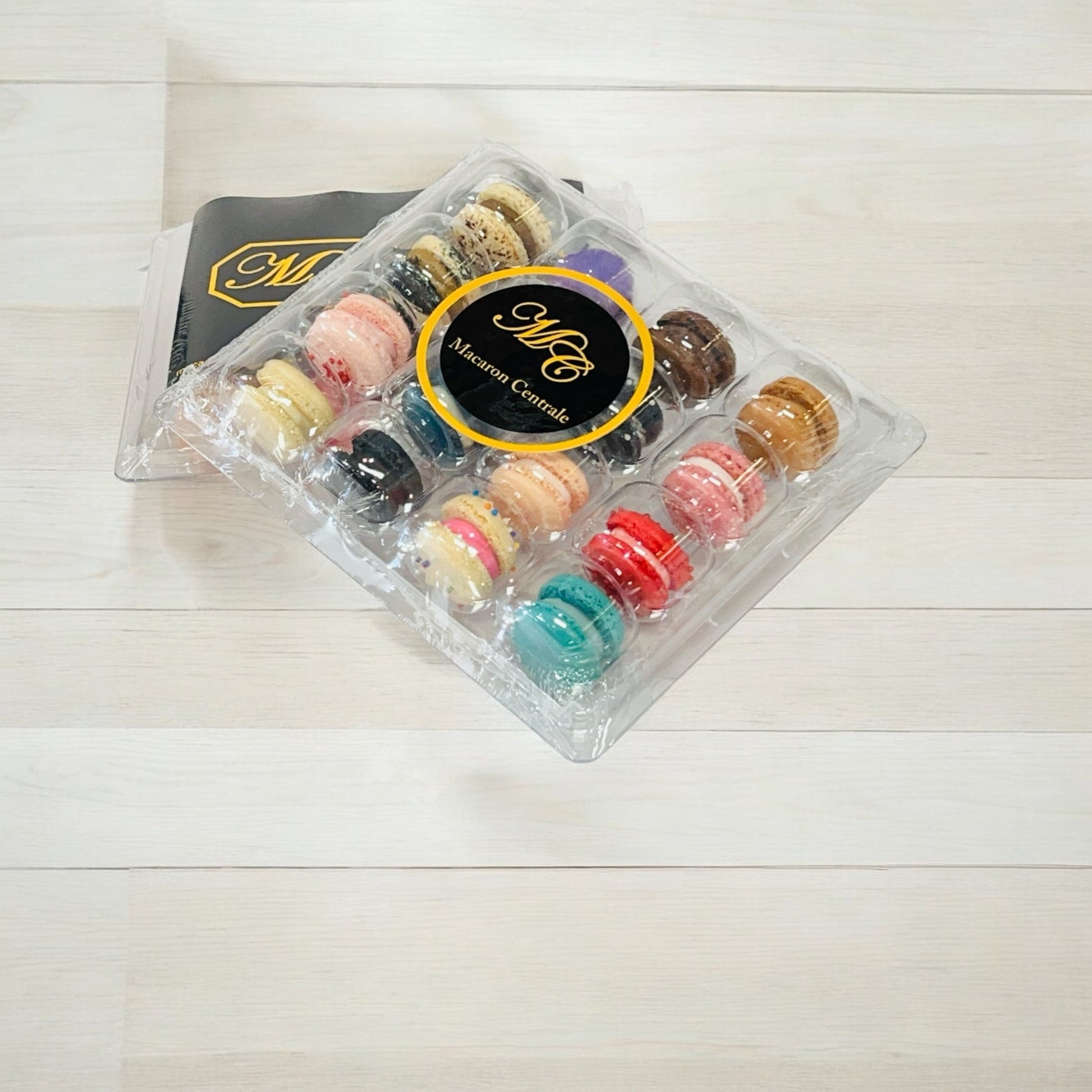 16 Pack | Surprise Me! Mini French Macarons - Cold Pack Included - Macaron Centrale