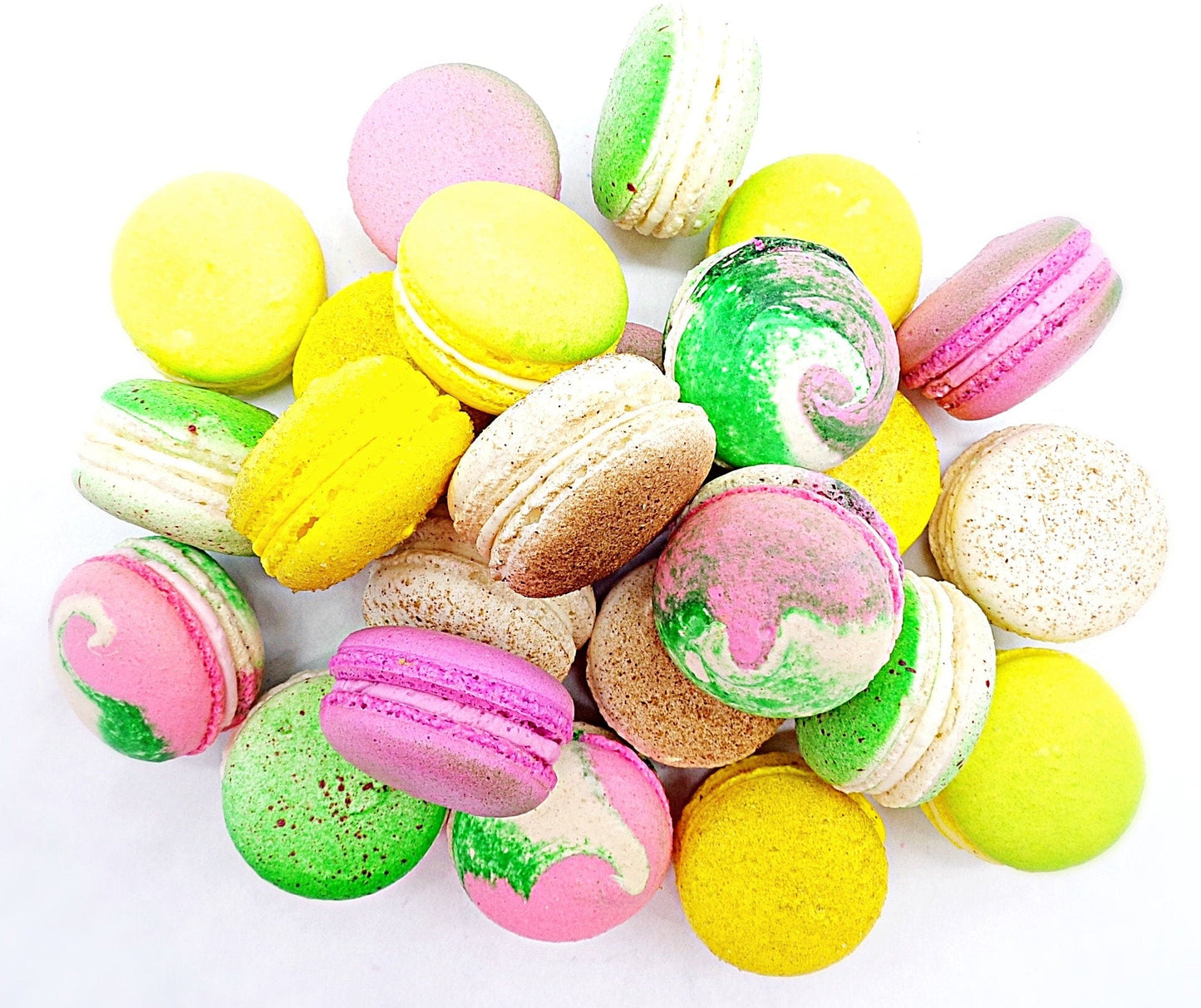 24 Pack Assorted Macaron, The Exotic Fruit Set | Great for any party, celebration. - Macaron Centrale