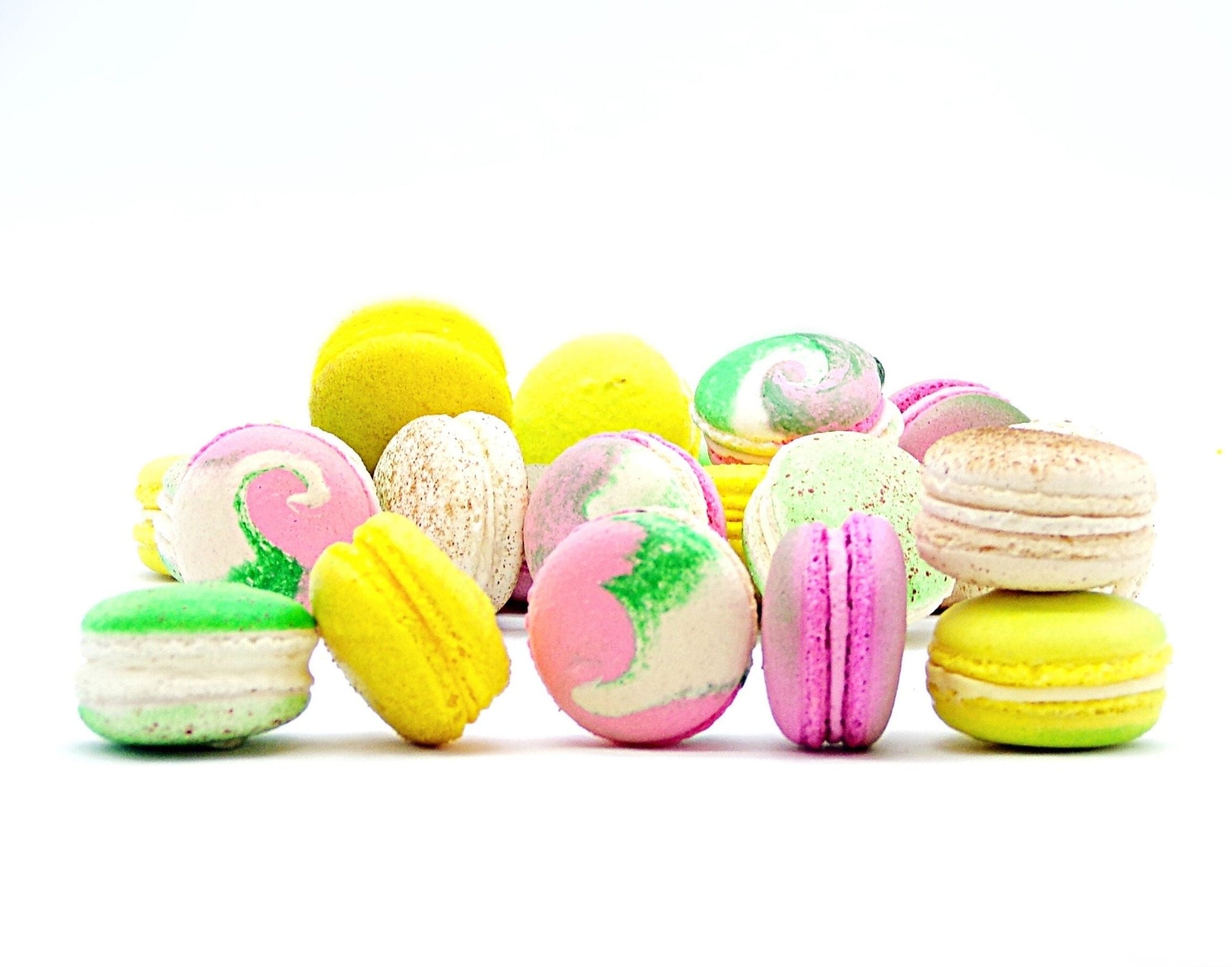 24 Pack Assorted Macaron, The Exotic Fruit Set | Great for any party, celebration. - Macaron Centrale