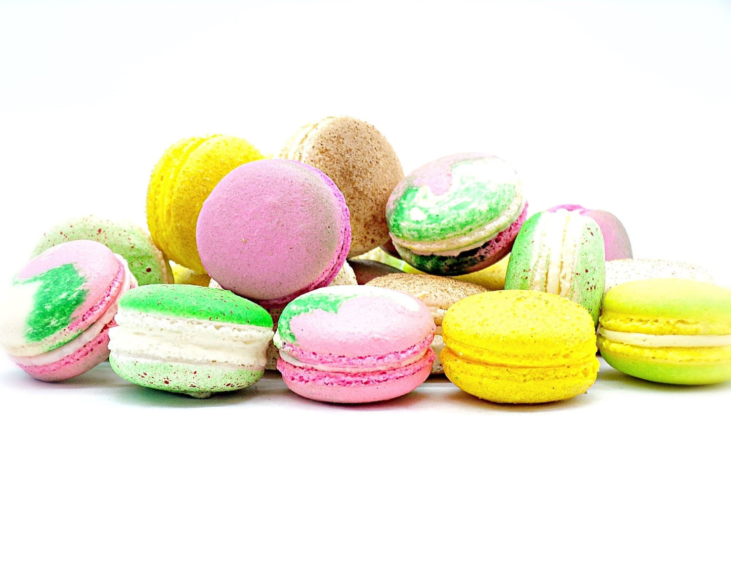 24 Pack Assorted Macaron, The Exotic Fruit Set | Great for any party, celebration. - Macaron Centrale