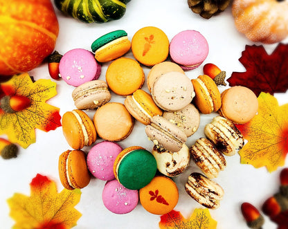 24 Pack Assorted Macaron, The Fall Set | Perfect for any party, celebration. - Macaron Centrale