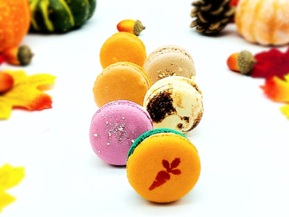 24 Pack Assorted Macaron, The Fall Set | Perfect for any party, celebration. - Macaron Centrale