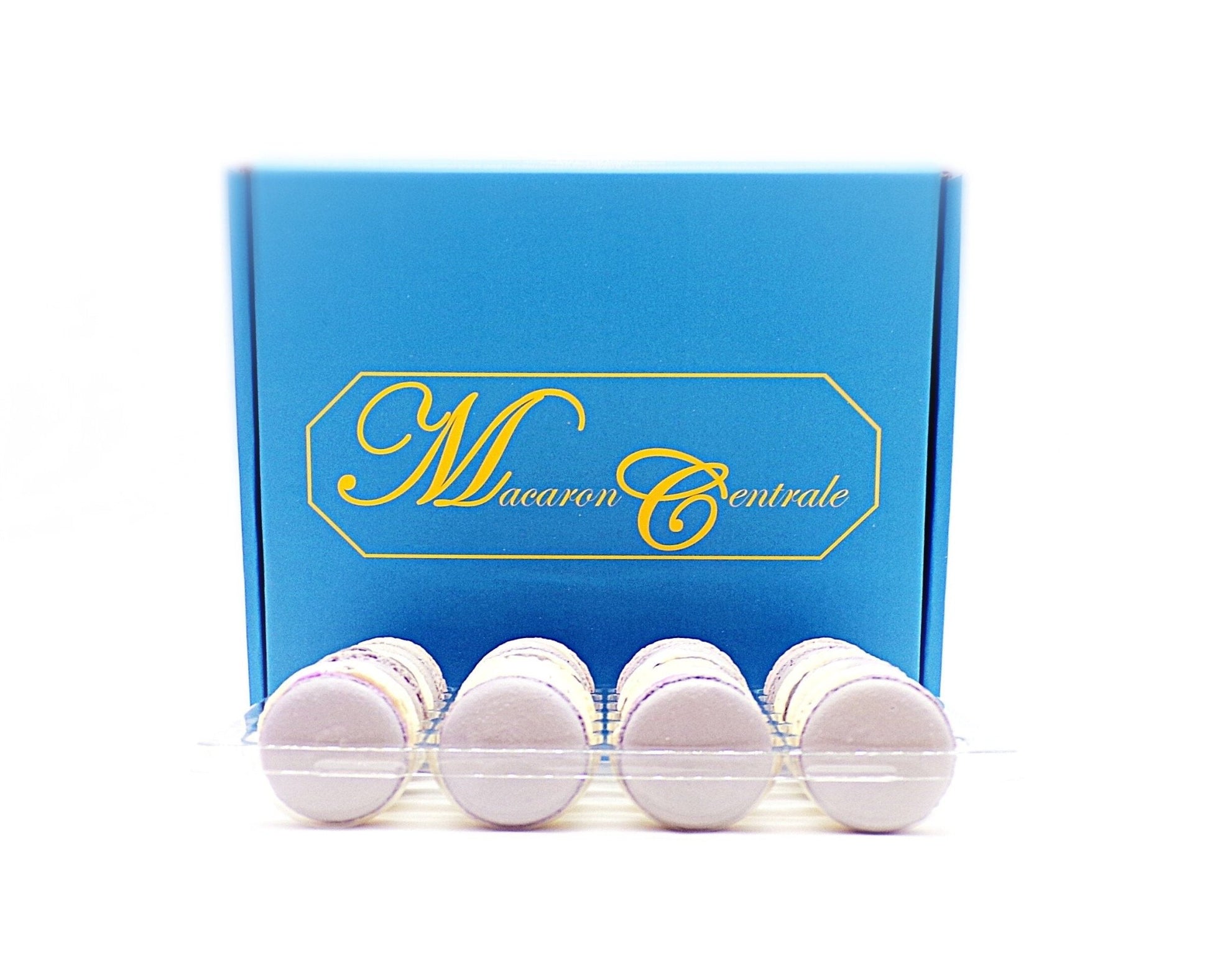 24 Pack Assorted Macaron, The Grey Set | Great for any party, celebration. - Macaron Centrale