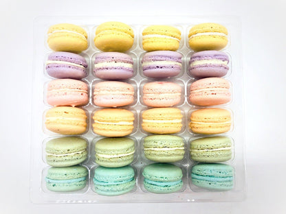 24 Pack Assorted Macaron, The Pastel Set | Great for any party, celebration. - Macaron Centrale