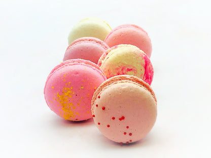 24 Pack Assorted Macaron, The Pink Set | Great for any party, celebration. - Macaron Centrale