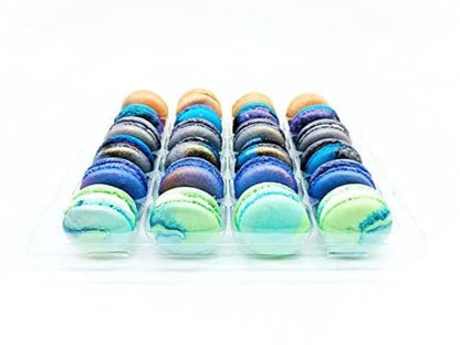 24 Pack Assorted Macaron, The Space Collection | Great for any party, celebration. - Macaron Centrale