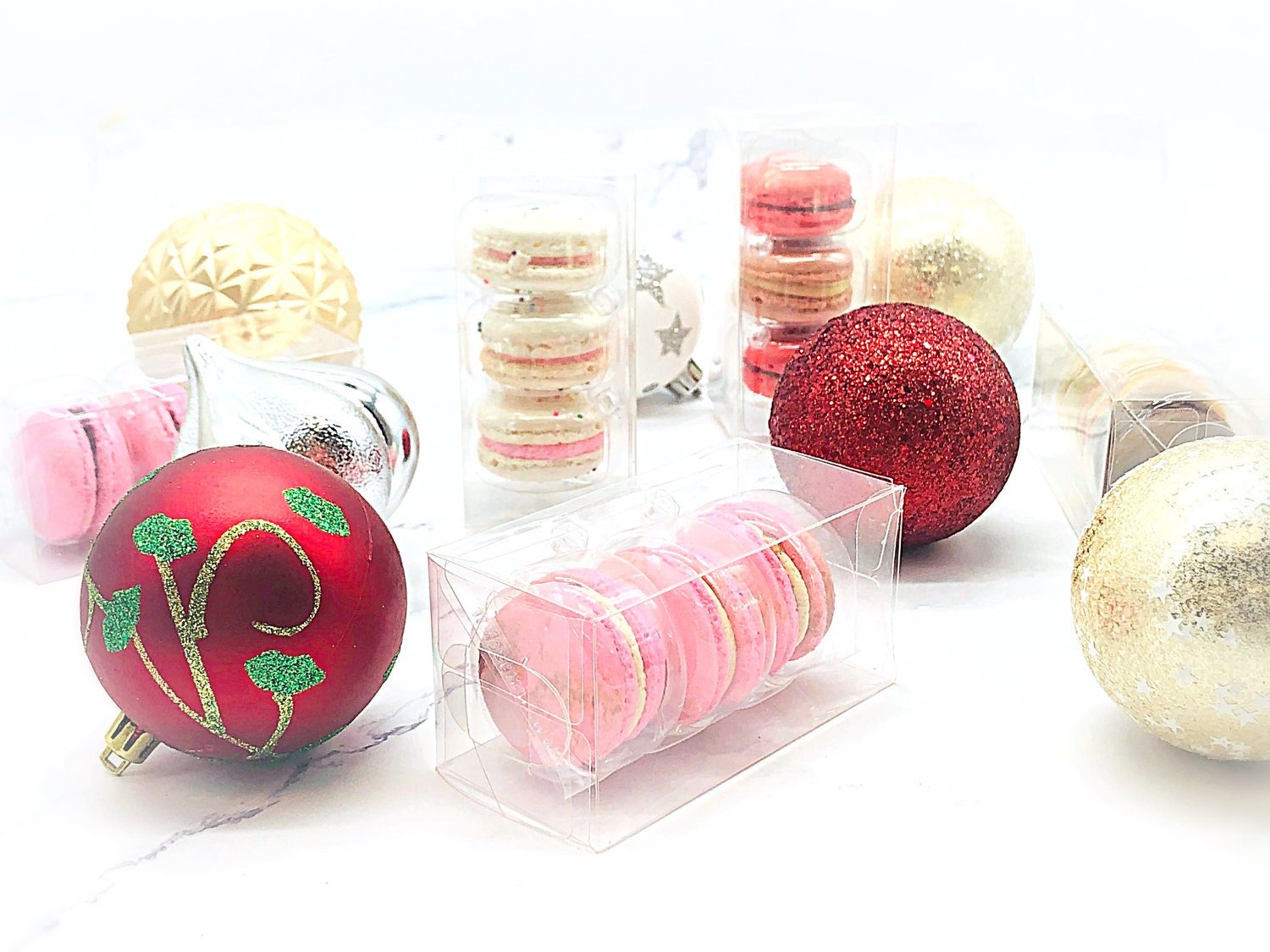 3 Pack French Macaron Party Favors | Perfect for thank you gift, party and kids goody pack. - Macaron CentraleNoneSingle