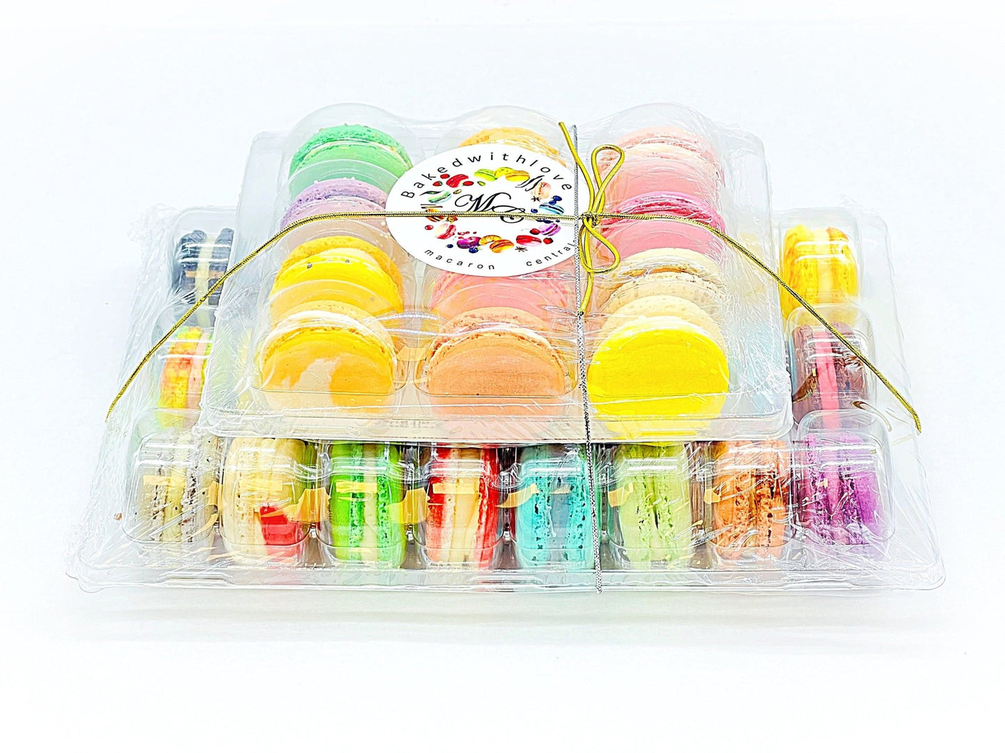 36 Pack | Surprise Me! French Macaron | 24 & 12 Pack | 36 Different Flavors - Macaron Centrale