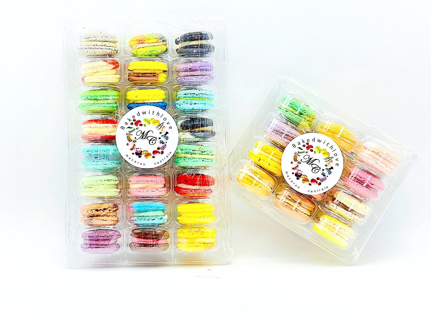 36 Pack | Surprise Me! French Macaron | 24 & 12 Pack | 36 Different Flavors - Macaron Centrale