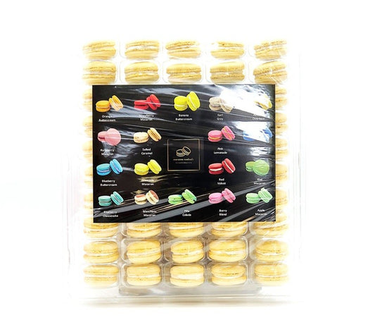 50 Pack Almond Overload French Macaron Value Pack - Macaron Centrale