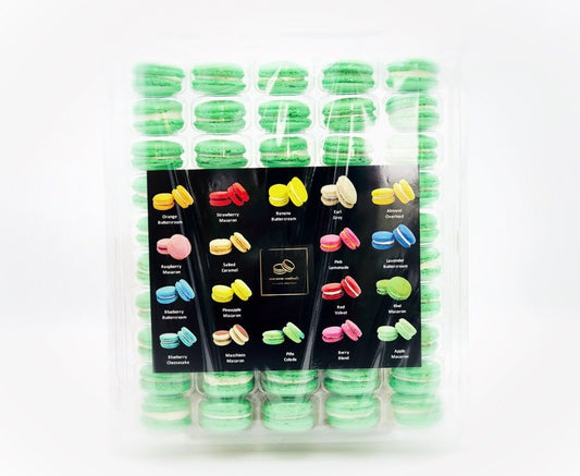 50 Pack Apple French Macaron Value Pack - Macaron Centrale