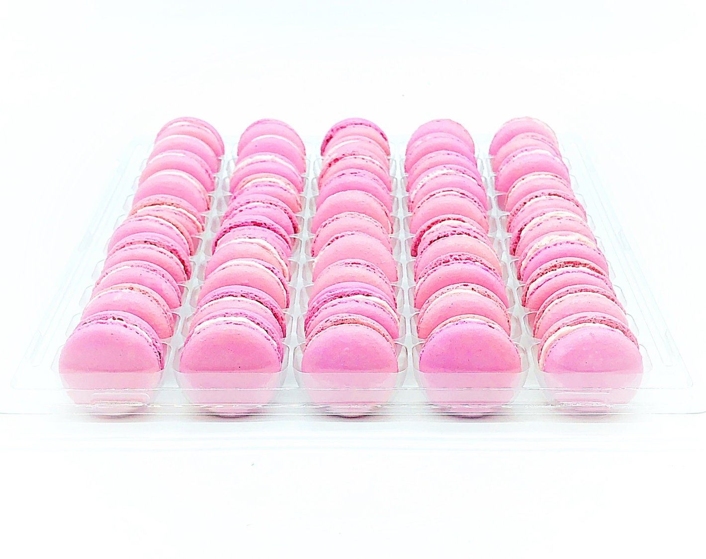 50 Pack Berry Blend French Macaron Value Pack - Macaron Centrale