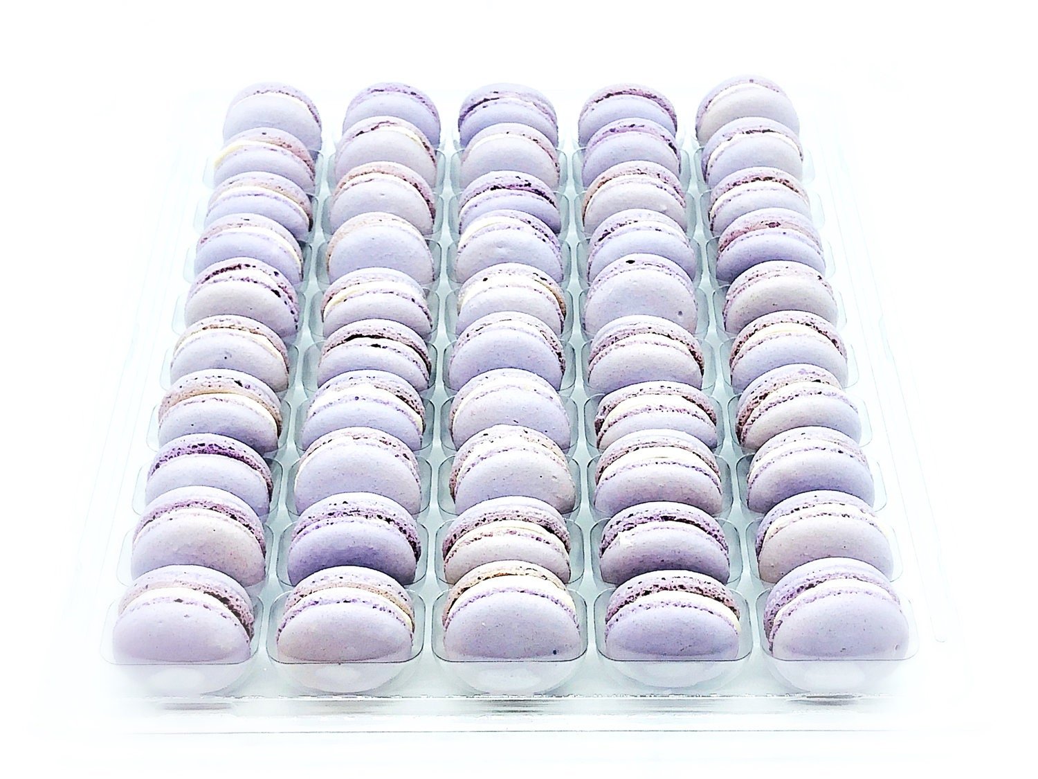 50 Pack Boysenberry French Macaron Value Pack - Macaron Centrale