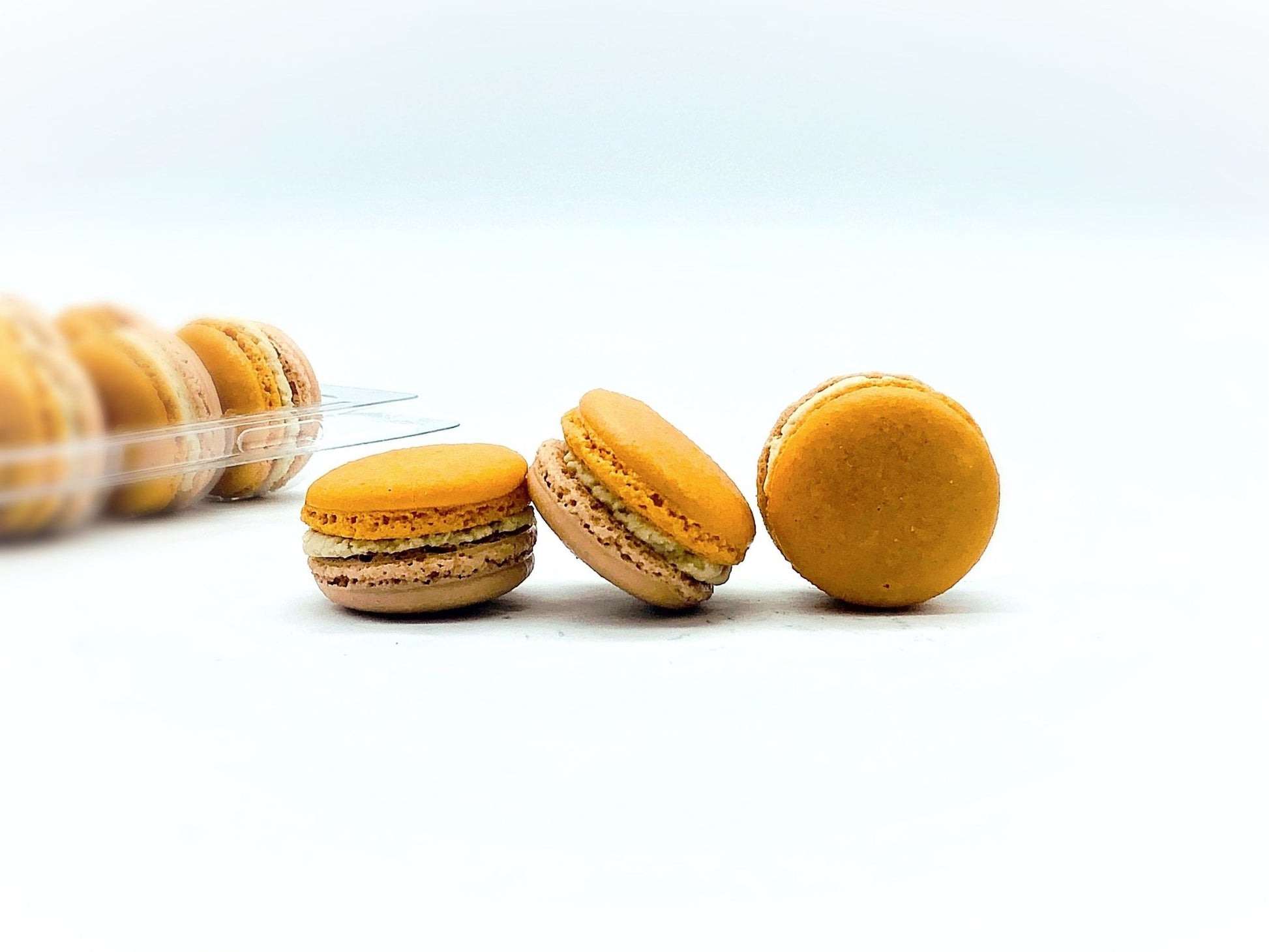 50 Pack Chai Latte French Macaron Value Pack - Macaron Centrale