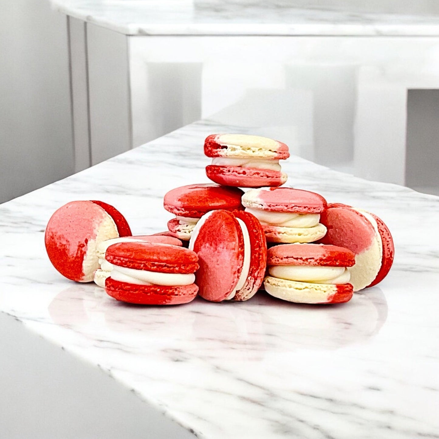 50 Pack Chocacherry French Macarons Value Pack - Macaron Centrale