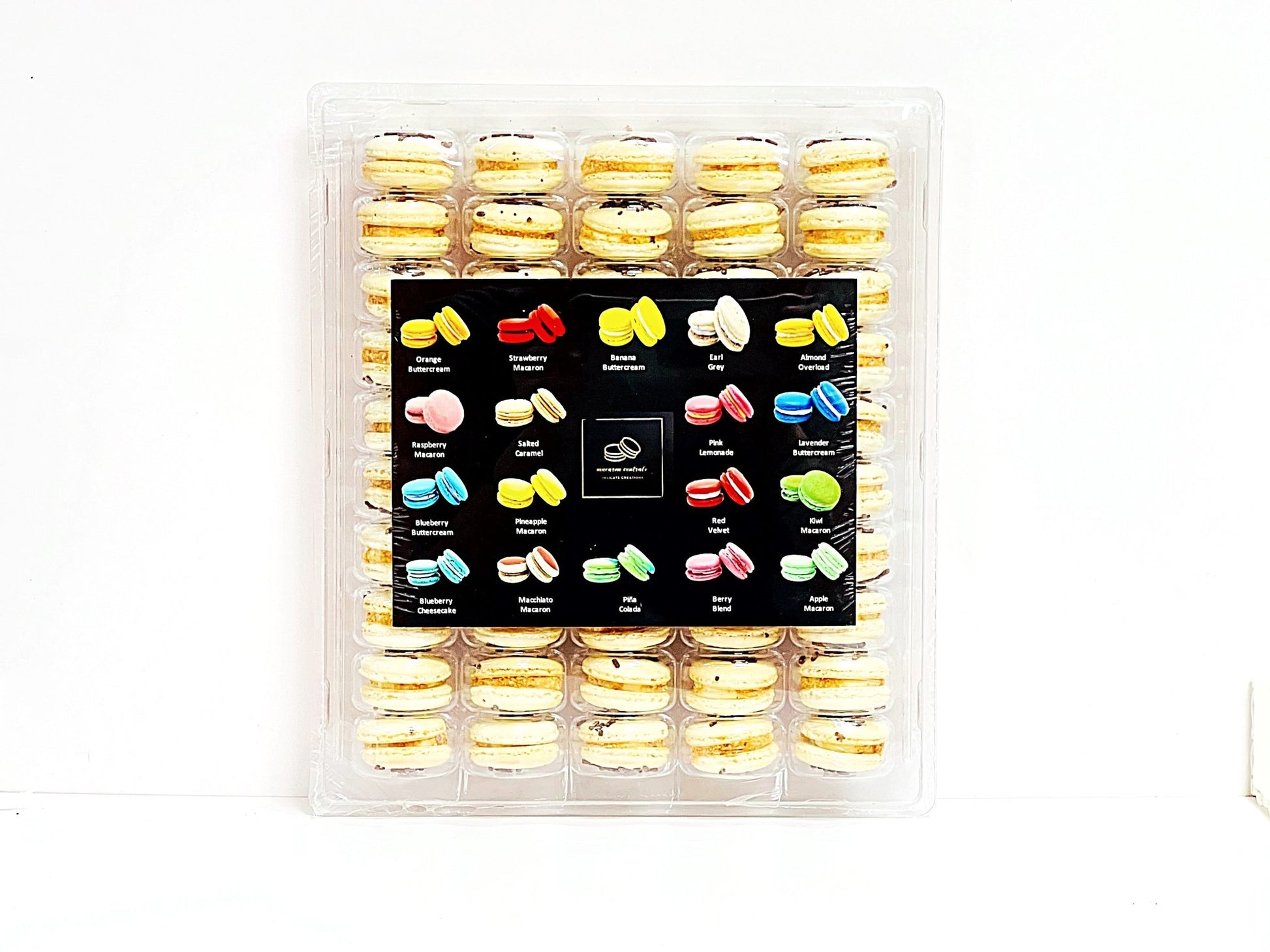 50 Pack Chocolate Pie French Macaron Value Pack - Macaron Centrale