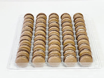 50 Pack Cinnamon Dulce French Macaron Value Pack - Macaron Centrale