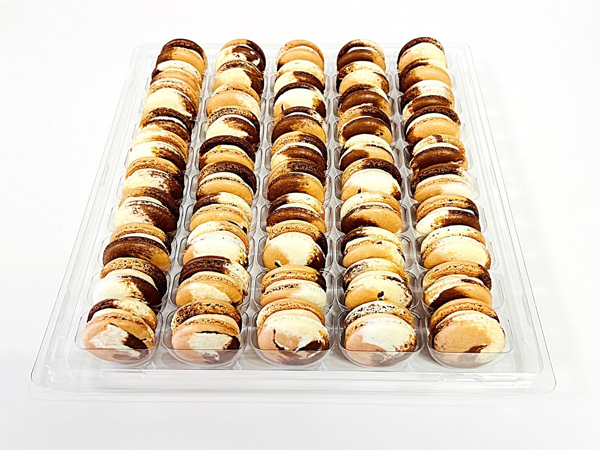 50 Pack Coconut and Jaggery Macarons - Macaron Centrale