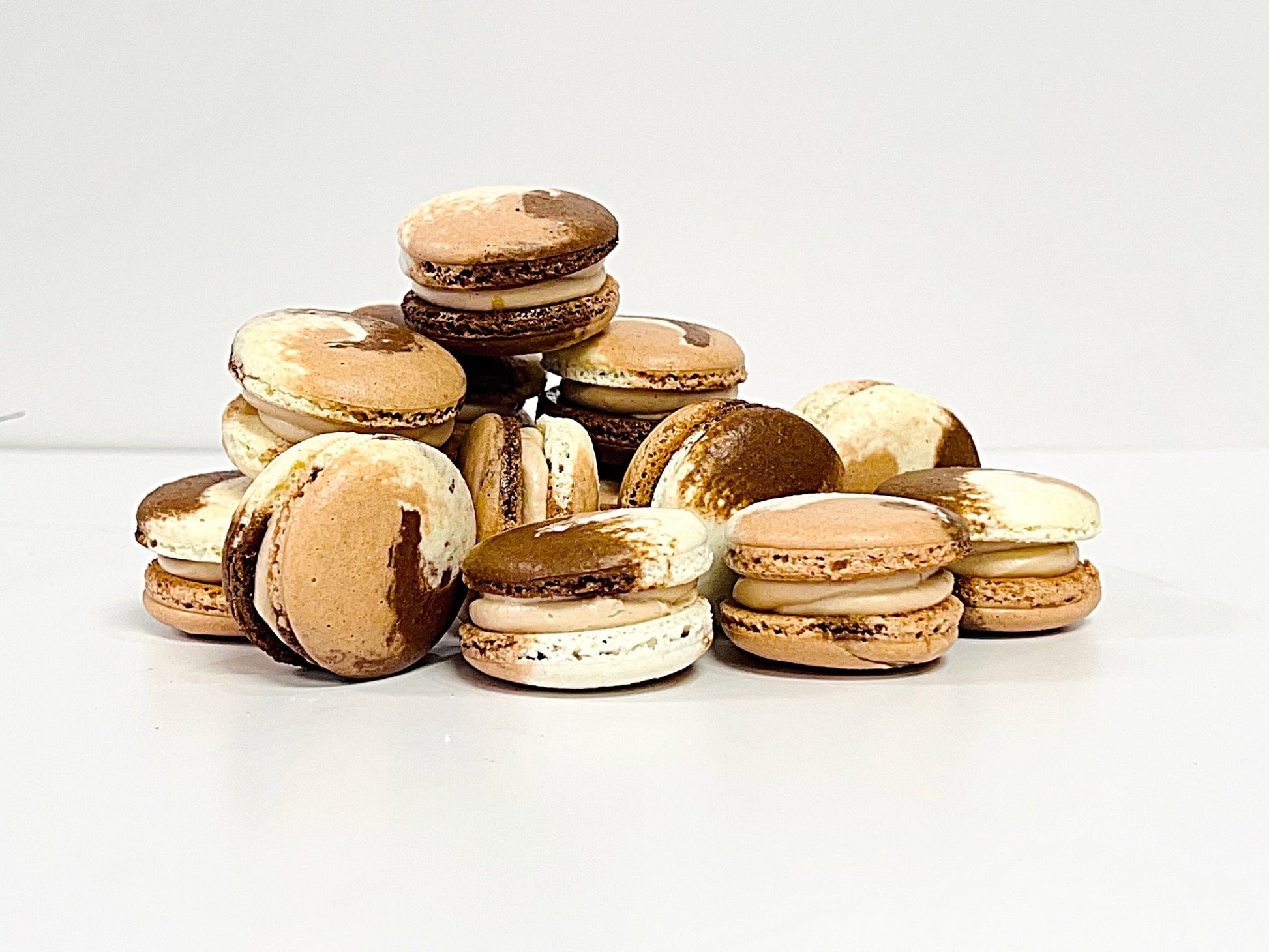 50 Pack Coconut and Jaggery Macarons - Macaron Centrale