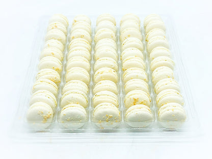 50 Pack Coconut French Macaron Value Pack - Macaron Centrale