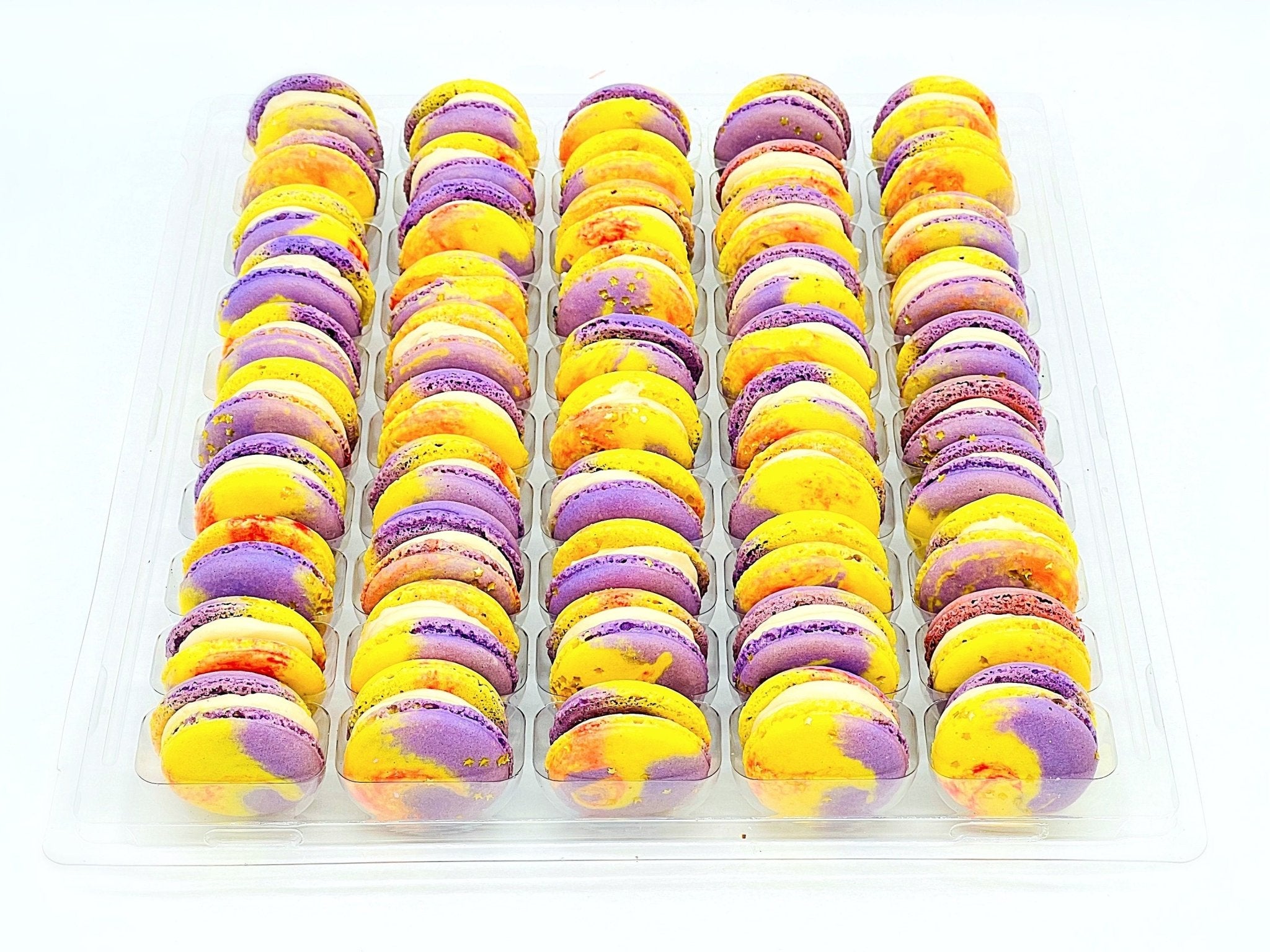 50 Pack French Raspberry Caramel Macaron Value buy Pack