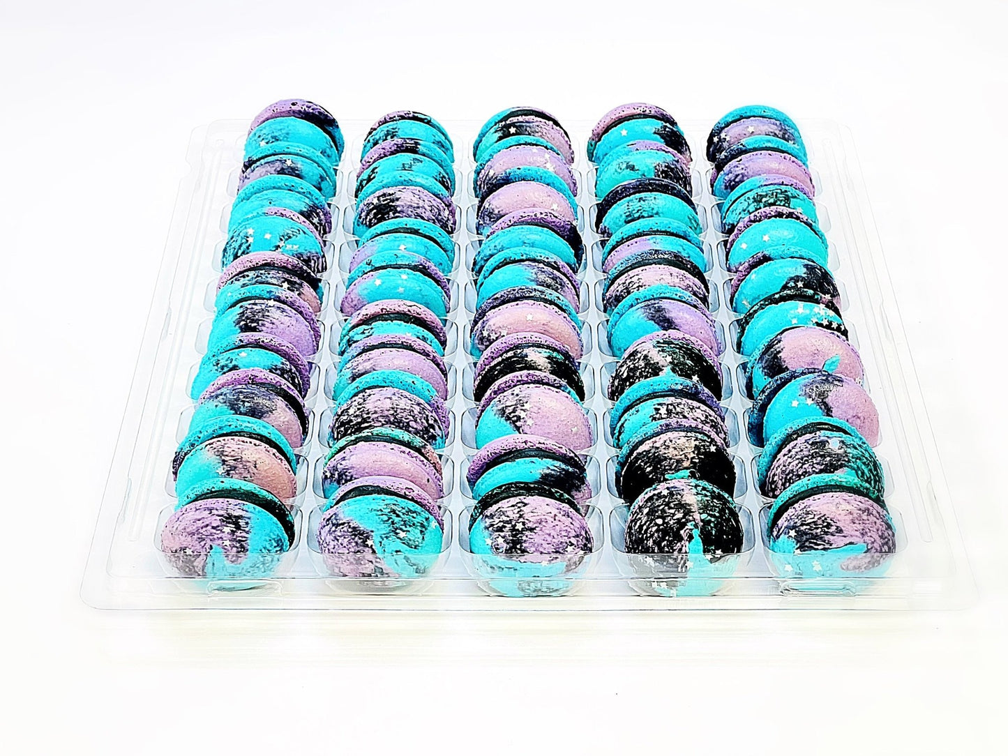 50 Pack Galaxy French macaron value pack - Macaron Centrale