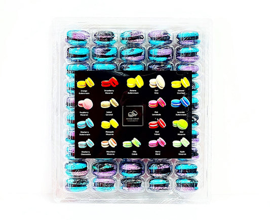 50 Pack Galaxy French macaron value pack - Macaron Centrale