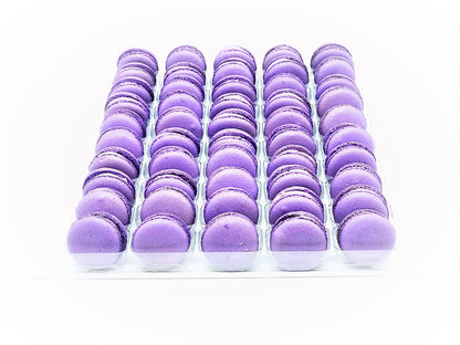 50 Pack Grape French Macaron Value Pack - Macaron Centrale