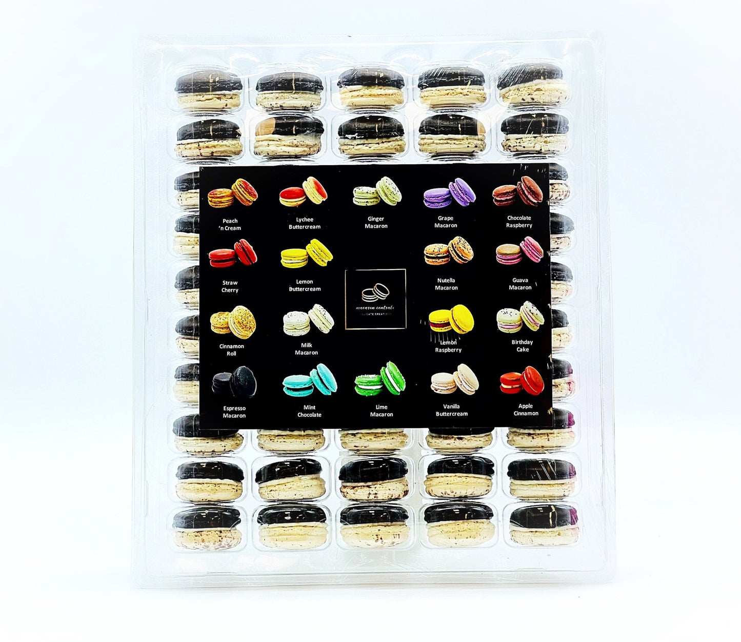 50 Pack Horchata French Macaron Value Pack - Macaron Centrale