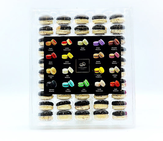 50 Pack Horchata French Macaron Value Pack - Macaron Centrale