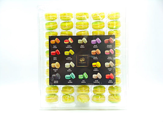 50 Pack Jackfruit French Macaron Value Pack - Macaron Centrale