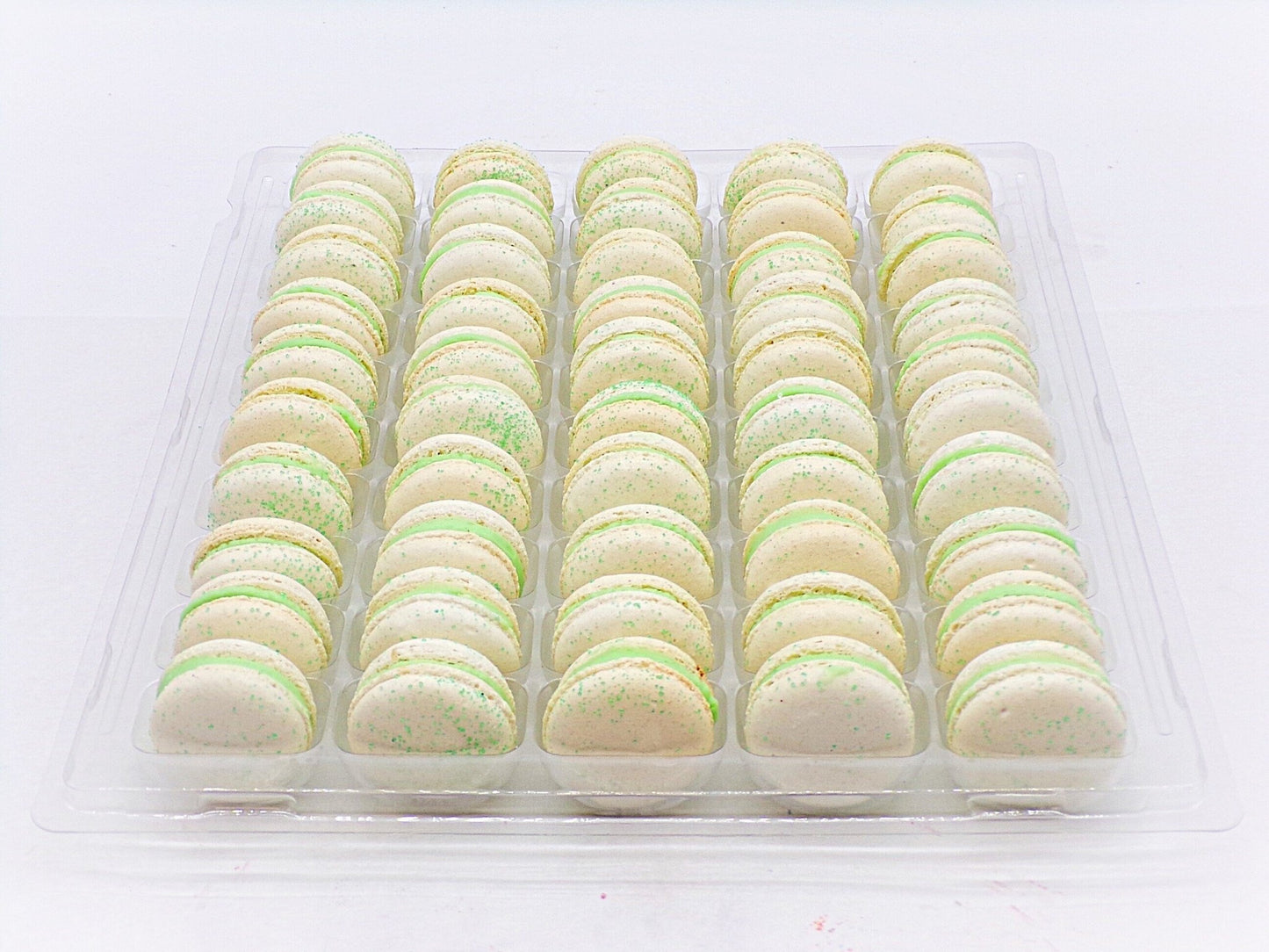 50 Pack Jasmine French Macaron Value Pack - Macaron Centrale