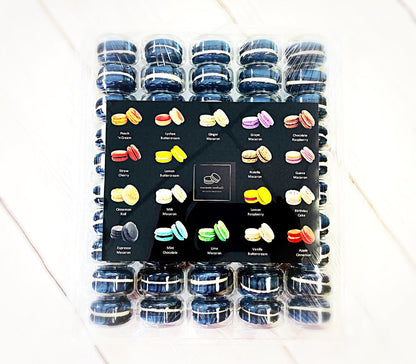 50 Pack Lavender French Macaron Value Pack - Macaron Centrale