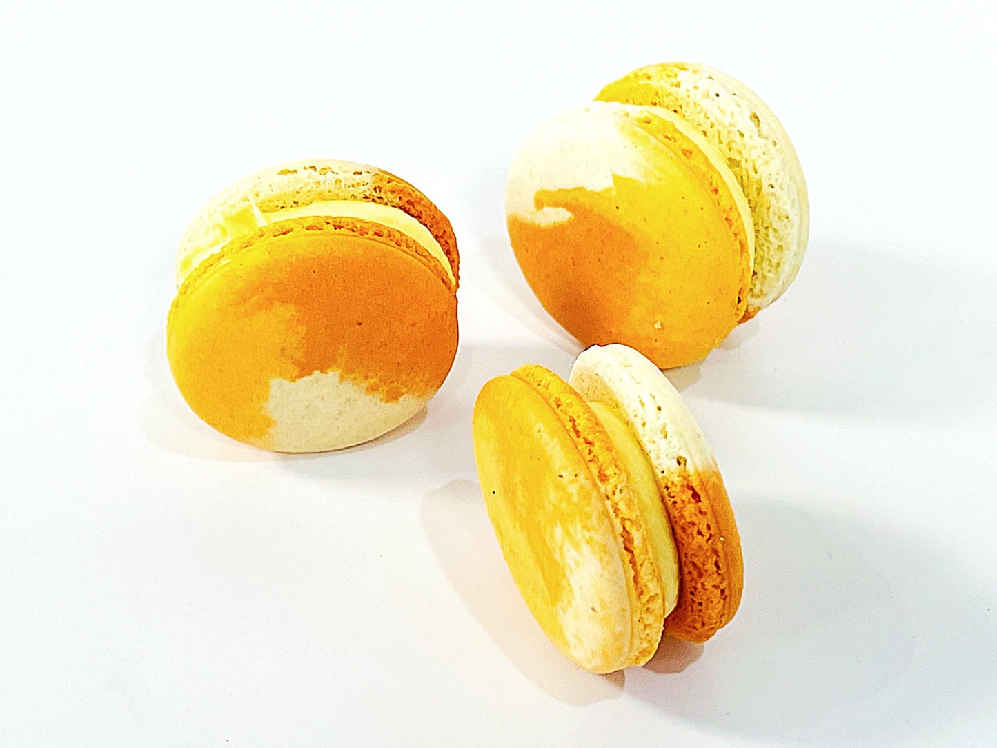 50 Pack Mango Lassi French Macarons Value Pack - Macaron Centrale