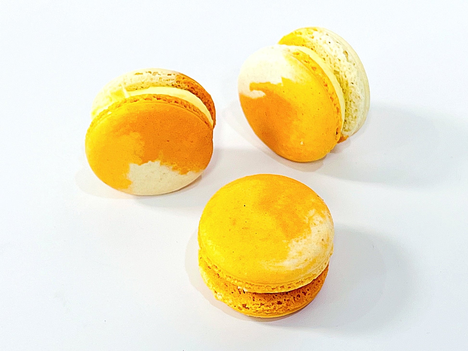 50 Pack Mango Lassi French Macarons Value Pack - Macaron Centrale