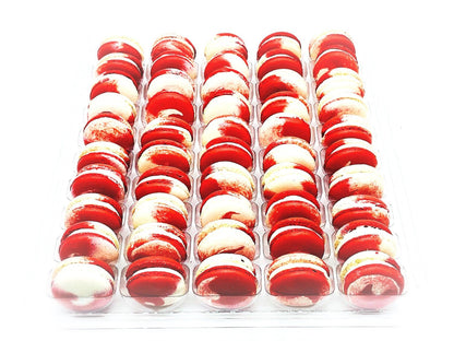 50 Pack Peppermint French Macaron Value Pack - Macaron Centrale